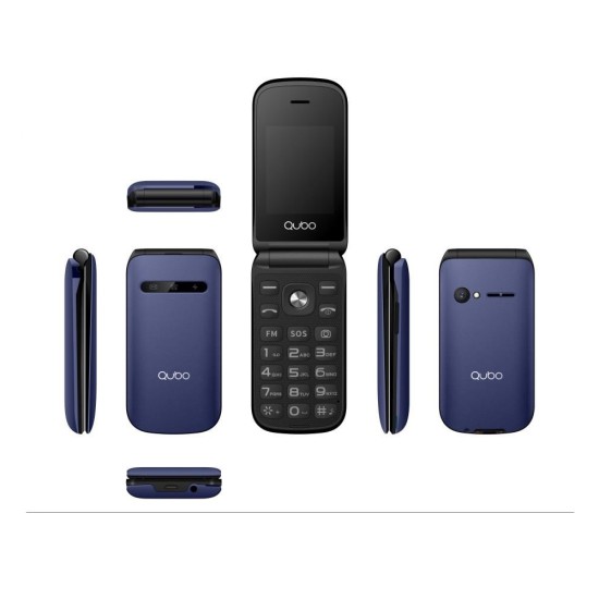 Cellphone Qubo B209 2.4" Dual SIM Blue